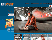 Tablet Screenshot of ecoprint.es